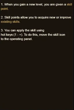 In-game guide