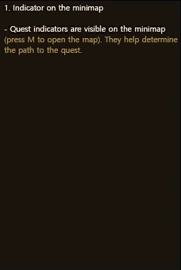 In-game guide