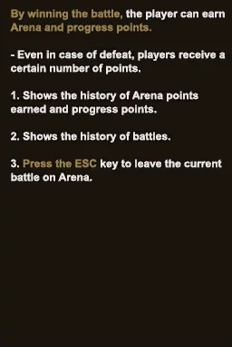 In-game guide