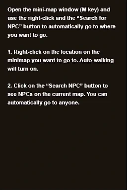 In-game guide
