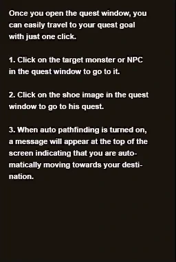 In-game guide