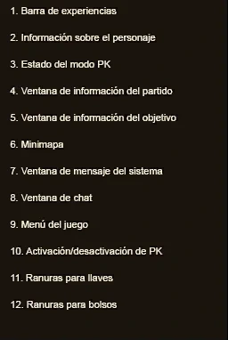 Guía del juego