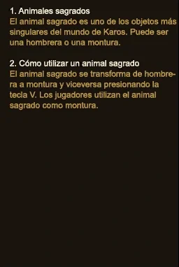 Guía del juego