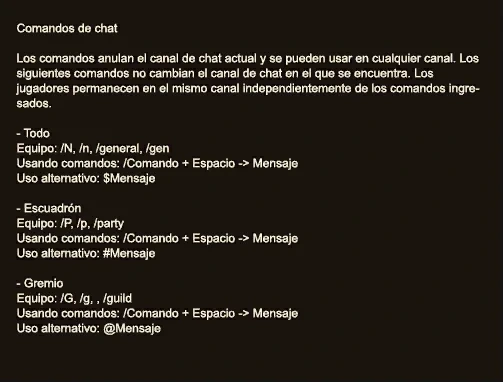 Guía del juego