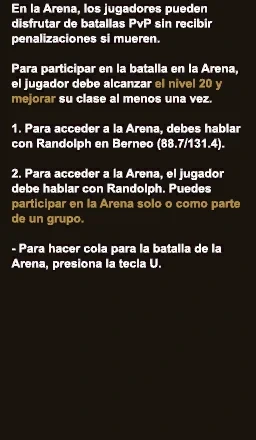 Guía del juego