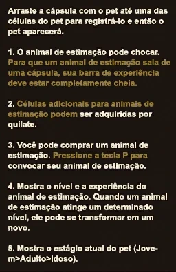 Guia do jogo