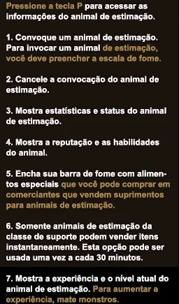 Guia do jogo